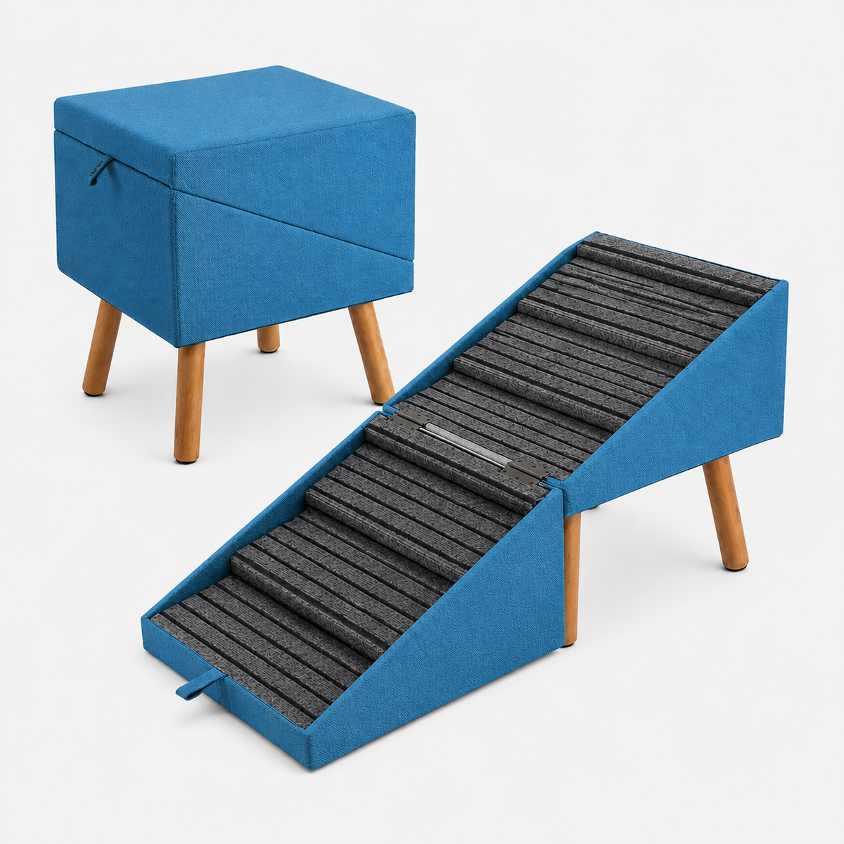 Foldable Pet Steps for Sofa & Bed – Comfortable Climbing Helper