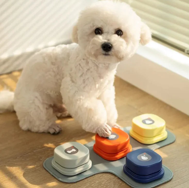 Pet Communication Button | Recordable Talking Button for Dogs & Cats